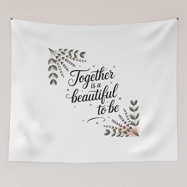 Item preview, Elegant Hand Lettering – Script Font Over Minimalist Wedding Stationery Art Print designed and sold by piak-store.