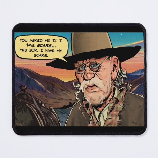 Item preview, Old Billy Has His Scars designed and sold by Mike Giblin Illustration.