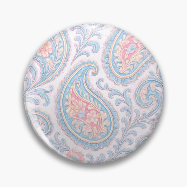 Artikelvorschau, Pastellfarbenes florales Paisley-Barockmuster entworfen und verkauft von SUNAGIMO9999.