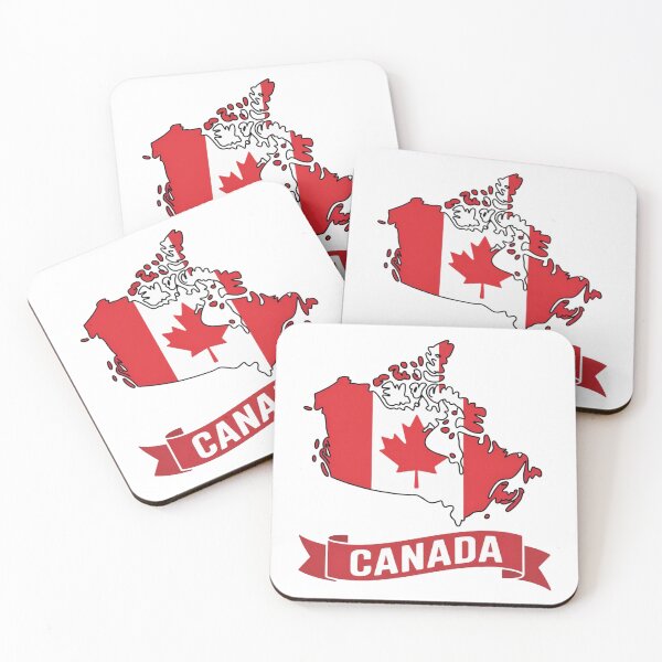 Item preview, Canada Flag Map designed and sold by Paper Drip.