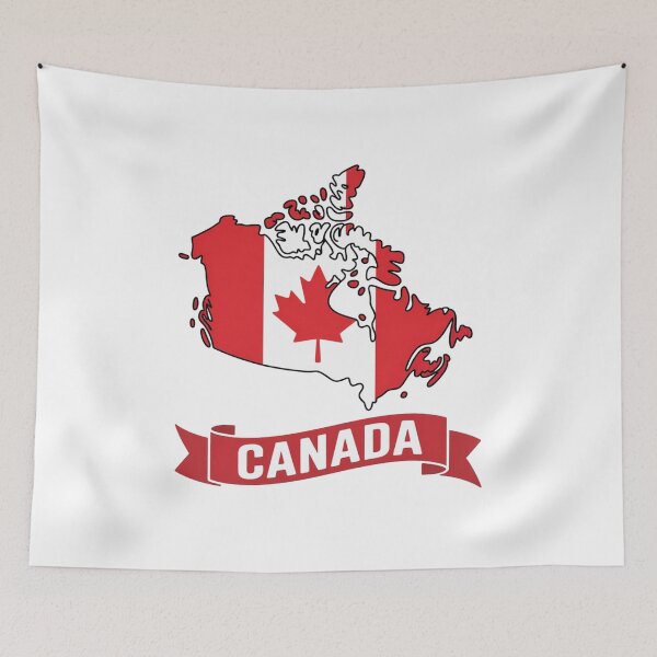 Item preview, Canada Flag Map designed and sold by Paper Drip.