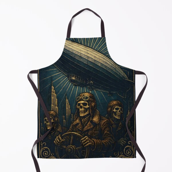 Item preview, Macabre Sky Captains: Skeleton Zeppelin Crew in Gothic Flight designed and sold by Shoot-The-Moon.