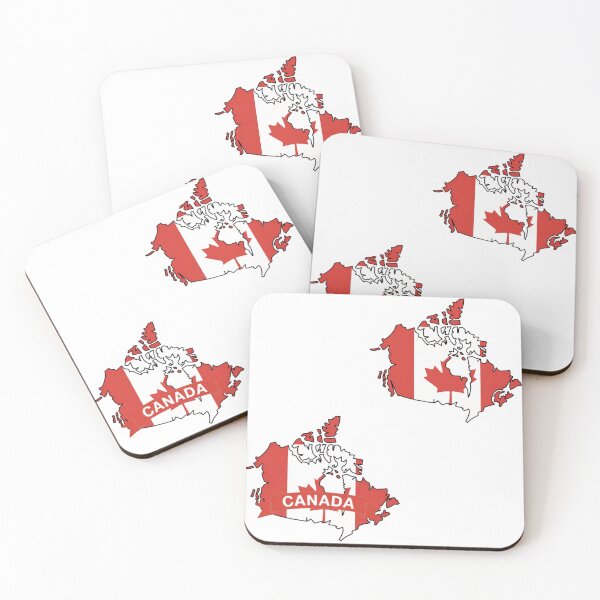Item preview, Canada Flag Map designed and sold by Paper Drip.