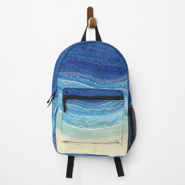 Item preview, Beach Waves Blue designed and sold by cat-a-pilla.