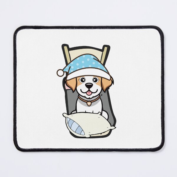 Item preview, Funny Happy dog is going to bed designed and sold by Pet Station.