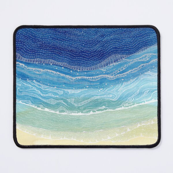 Item preview, Beach Waves Blue designed and sold by cat-a-pilla.