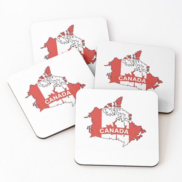 Item preview, Canada Flag Map designed and sold by Paper Drip.