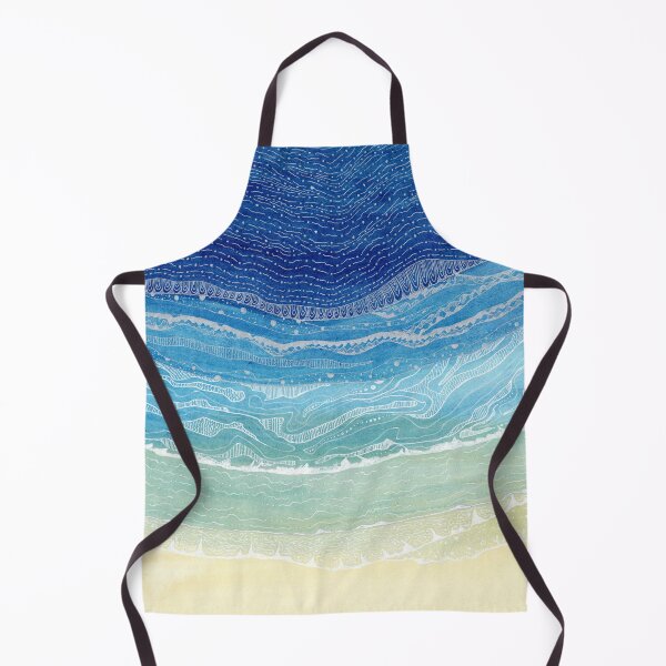 Item preview, Beach Waves Blue designed and sold by cat-a-pilla.