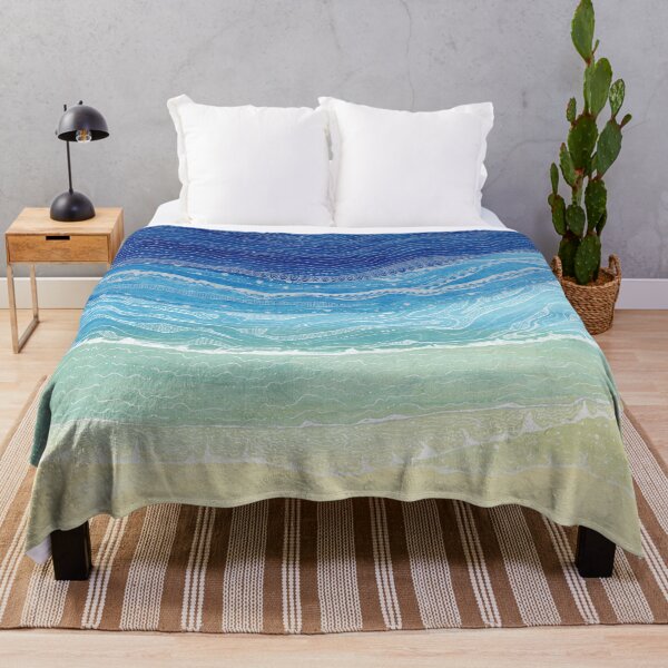 Item preview, Beach Waves Blue designed and sold by cat-a-pilla.
