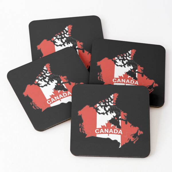 Item preview, Canada Flag Map designed and sold by Paper Drip.