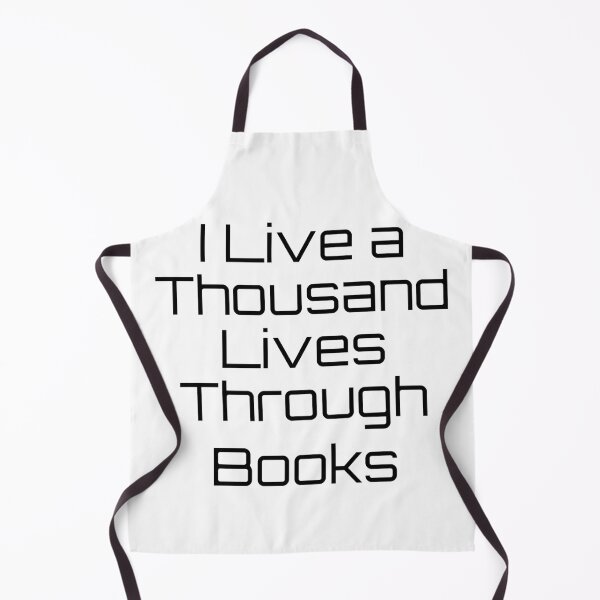 Item preview, I Live a Thousand Lives Through Books designed and sold by Ninjacatoff.