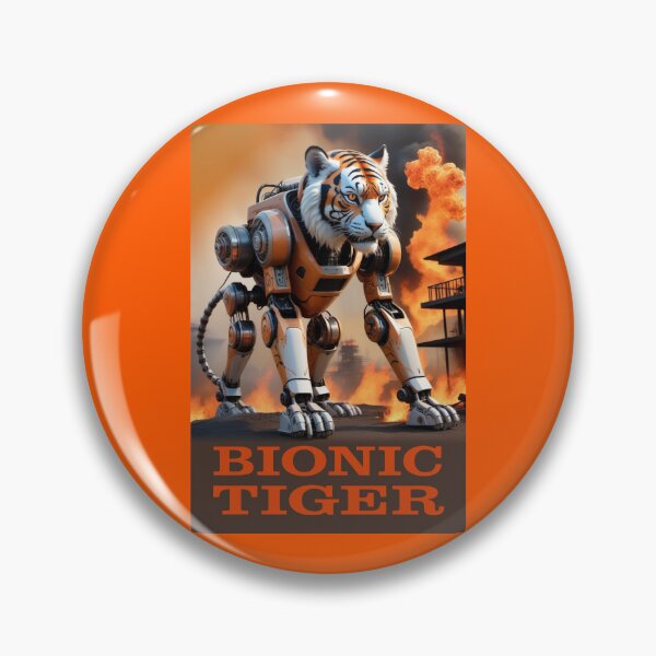 Item preview, BIONIC TIGER designed and sold by TIGERRIFIC.