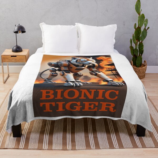 Item preview, BIONIC TIGER designed and sold by TIGERRIFIC.