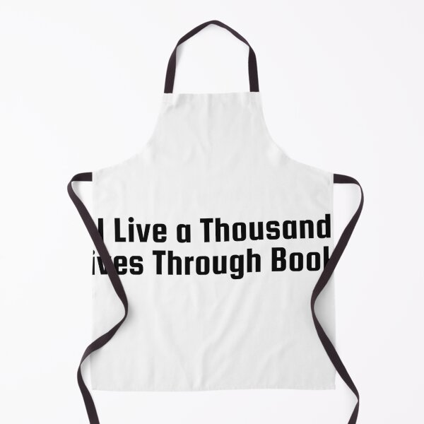 Item preview, I Live a Thousand Lives Through Books designed and sold by Ninjacatoff.