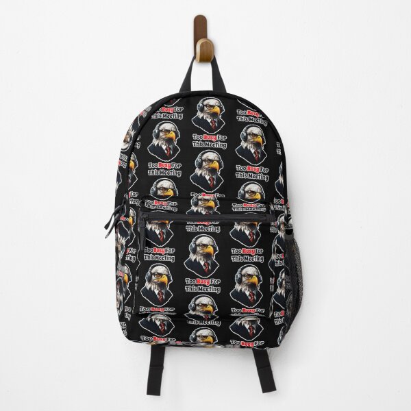 Item preview, Funny Corporate Eagle - I Hate Useless Corporate Meetings designed and sold by Ridiculam Toga.
