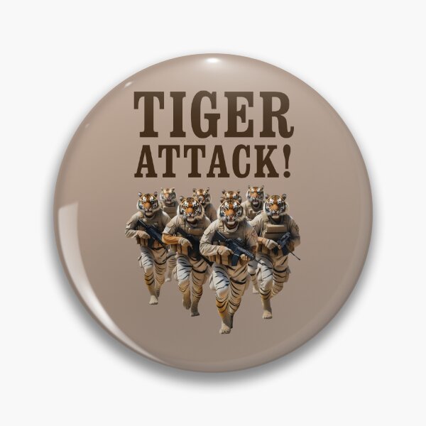 Item preview, TIGER ATTACK! II designed and sold by TIGERRIFIC.