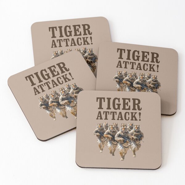 Item preview, TIGER ATTACK! II designed and sold by TIGERRIFIC.