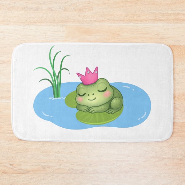 Item preview,  Royal Frog sleeping on a Lily Pad designed and sold by Fantacaroo Designs.
