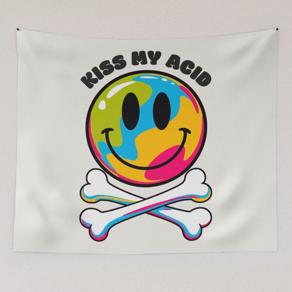 Item preview, Kiss my Acid! - Perfect Gift for Electronic Music & Acid House DJs designed and sold by paulo silveira.