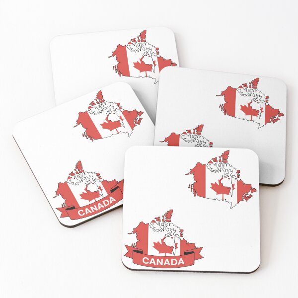 Item preview, Canada Flag Map designed and sold by Paper Drip.