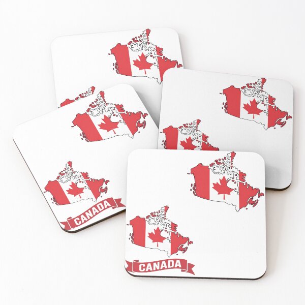 Item preview, Canada Flag Map designed and sold by Paper Drip.