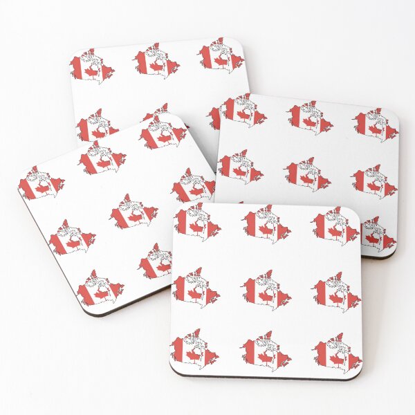 Item preview, Canada Flag Map designed and sold by Paper Drip.