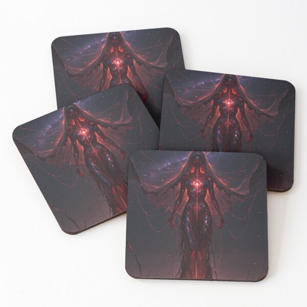 Item preview, Cosmic Void Priestess – Dark Sci-Fi Celestial Goddess Art designed and sold by Xynith.