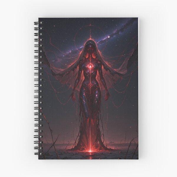Item preview, Cosmic Void Priestess – Dark Sci-Fi Celestial Goddess Art designed and sold by Xynith.