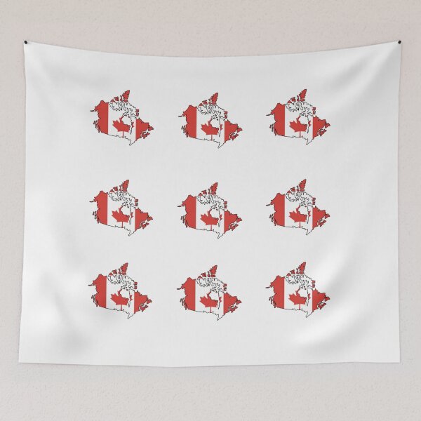Item preview, Canada Flag Map designed and sold by Paper Drip.