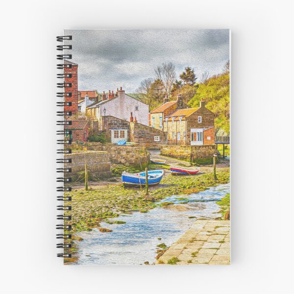 Item preview, Staithes Fishing Boat, Yorkshire, England, Oil Painting designed and sold by Paul Thompson Photography.