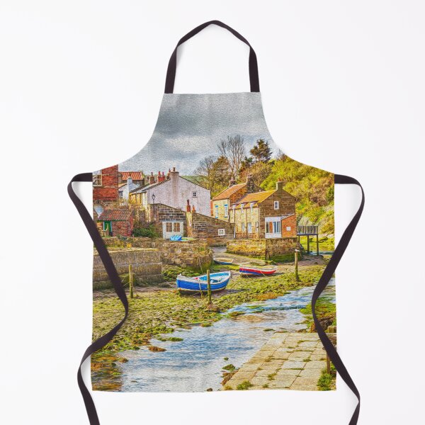 Item preview, Staithes Fishing Boat, Yorkshire, England, Oil Painting designed and sold by Paul Thompson Photography.