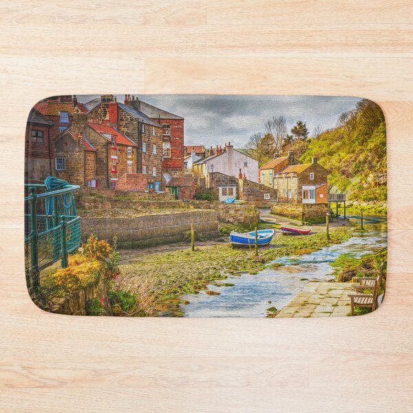 Item preview, Staithes Fishing Boat, Yorkshire, England, Oil Painting designed and sold by Paul Thompson Photography.