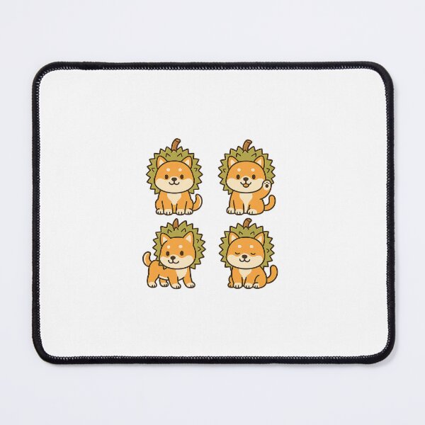 Item preview, Durian Shiba Inu – Cute Thai Fruit Dog Sticker Pack designed and sold by JaiJaiArt.