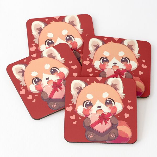 Item preview, Red Panda Valentine designed and sold by A-Artistries.