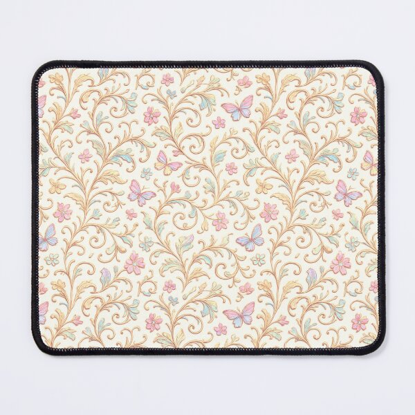 Item preview, Pastel Butterfly Arabesque Garden Pattern designed and sold by SUNAGIMO9999.