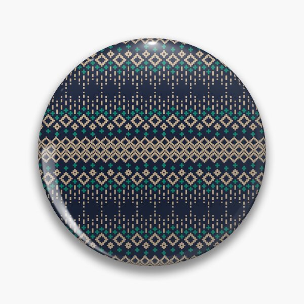 Item preview, Minimal Tribal Pixel Pattern in Beige Green designed and sold by MNX.