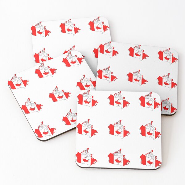 Item preview, Canada Flag Map designed and sold by Paper Drip.