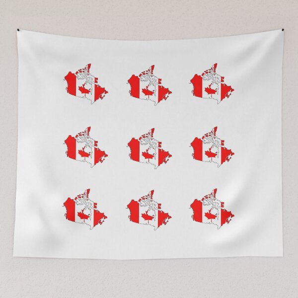 Item preview, Canada Flag Map designed and sold by Paper Drip.