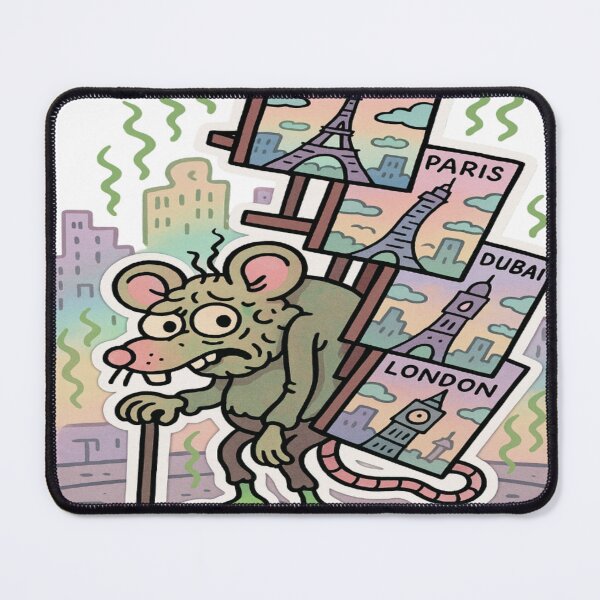Item preview, WORLD STINK TOUR: Curly Mouse & the Funky 5 Premium Cool Trendy Best Gift  designed and sold by Imaginarium of Chaos falcon88 .