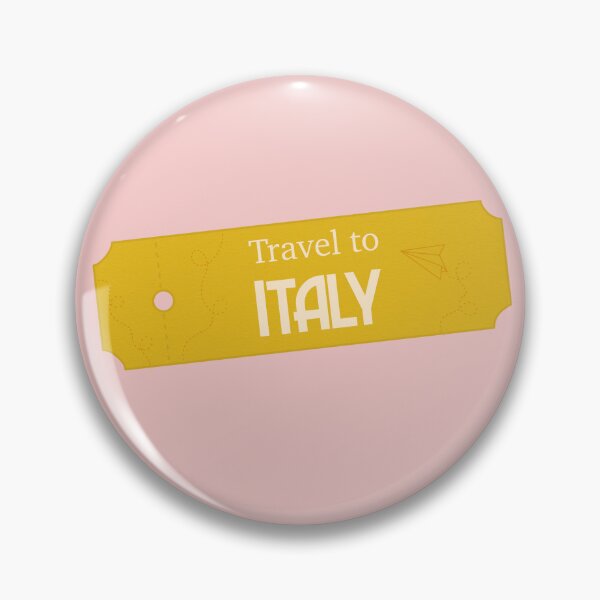 Item preview, Travel to Italy – Vintage-Inspired Plane Ticket Art designed and sold by CraftedChapters.