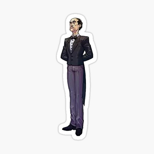 Alfred Pennyworth - Arkham Asylum Character Bio Sticker