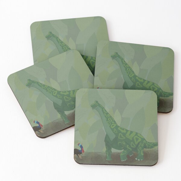 Item preview, Dinosaur Jungle Illustration - Whimsical Prehistoric Forest Art designed and sold by Warm Whimsy Designs.