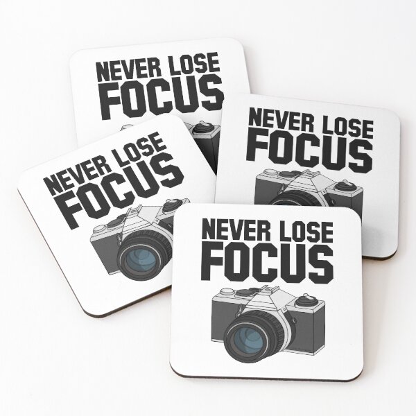 Item preview, Never Lose Focus, Photographer, Retro Camera, Photography Enthusiast designed and sold by doodlerob.