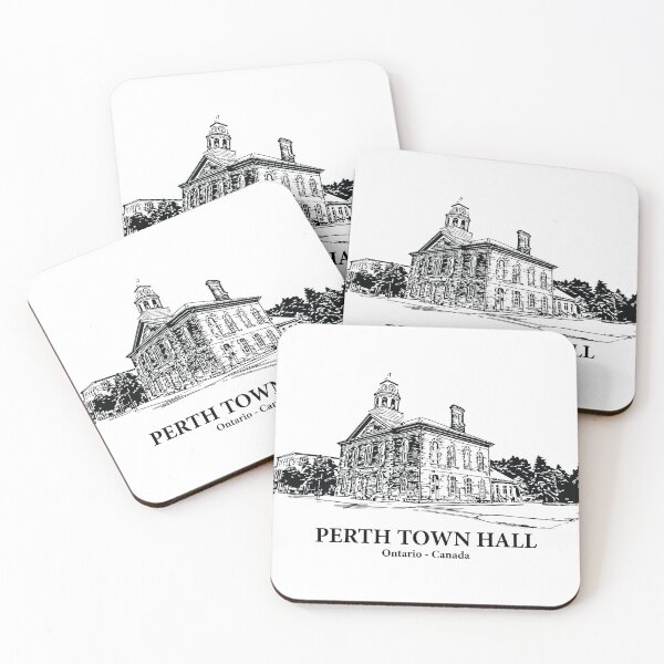 Item preview, Perth Town Hall - Ontario Canada designed and sold by Lakeric Cityscapes.