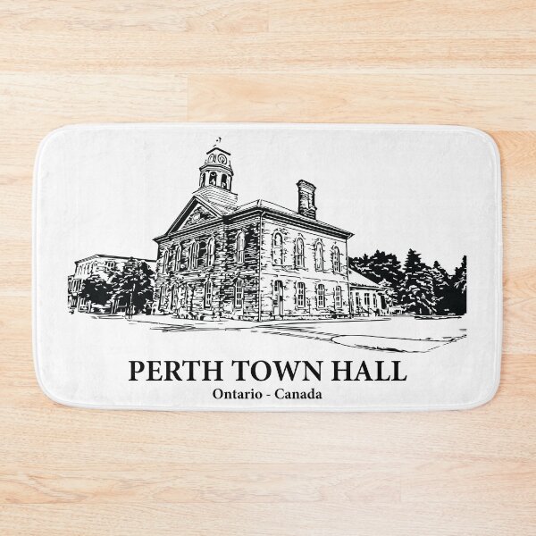 Item preview, Perth Town Hall - Ontario Canada designed and sold by Lakeric Cityscapes.