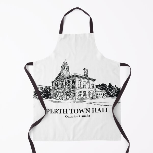 Item preview, Perth Town Hall - Ontario Canada designed and sold by Lakeric Cityscapes.