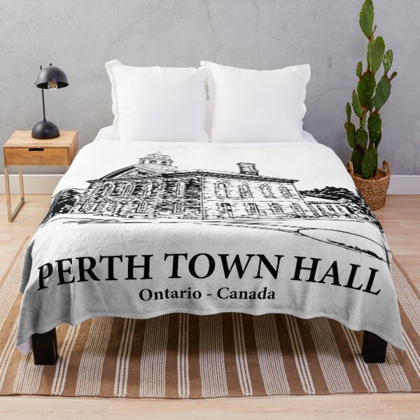 Item preview, Perth Town Hall - Ontario Canada designed and sold by Lakeric Cityscapes.