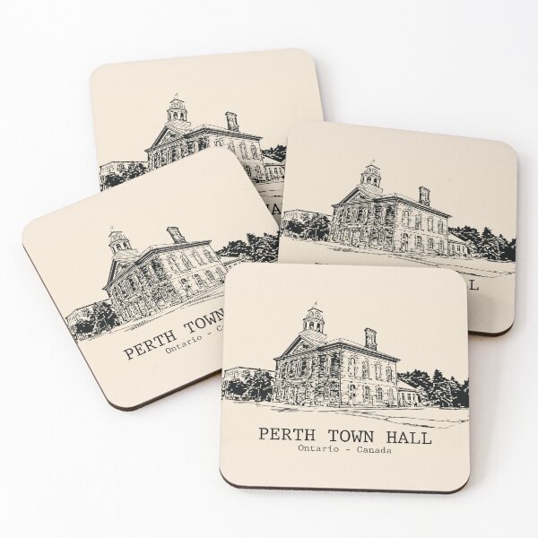 Item preview, Perth Town Hall - Ontario Canada designed and sold by Lakeric Cityscapes.