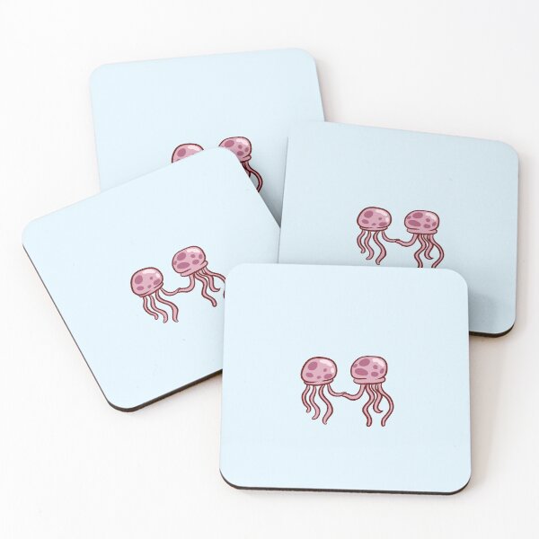 Item preview, SpongeBob jellyfish holding hands designed and sold by Friendly.Plan3t.