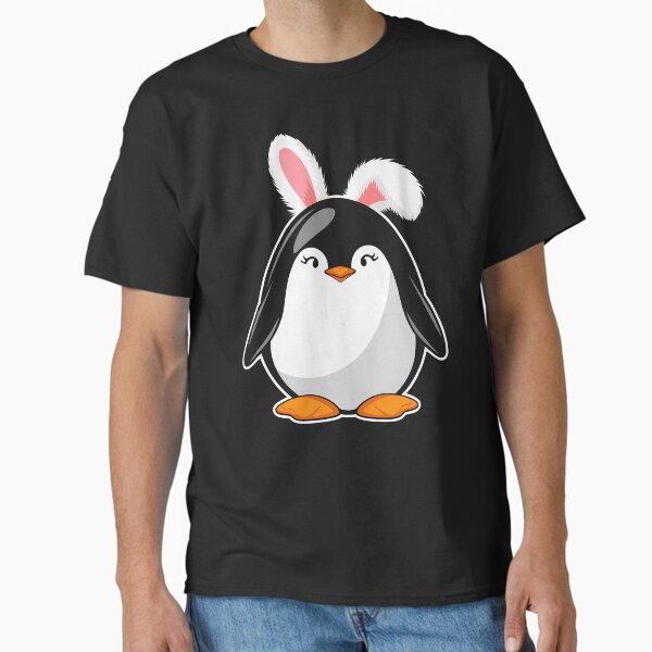 Item preview, Cute Funny Penguin With Bunny Ears Easter Costume Design designed and sold by PosiMCreations.